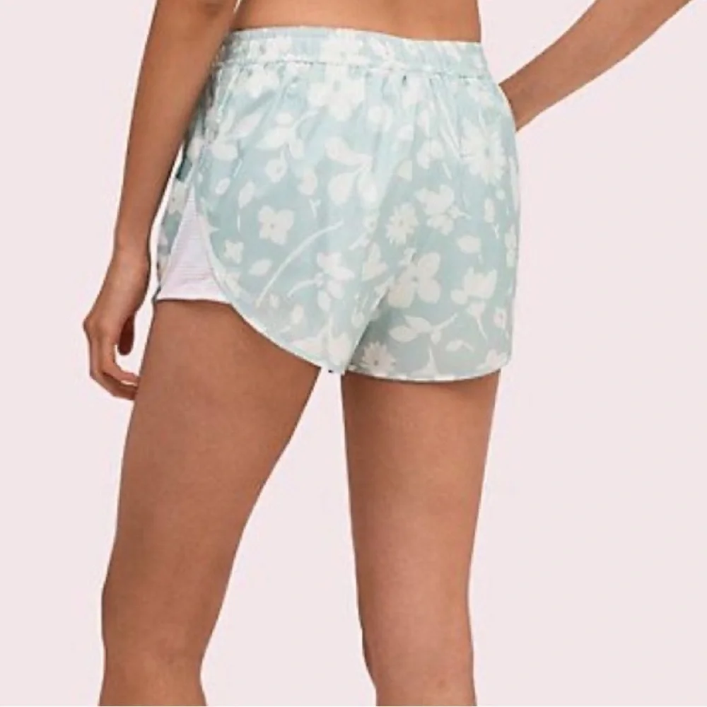 Kate Spade mint floral athletic shorts